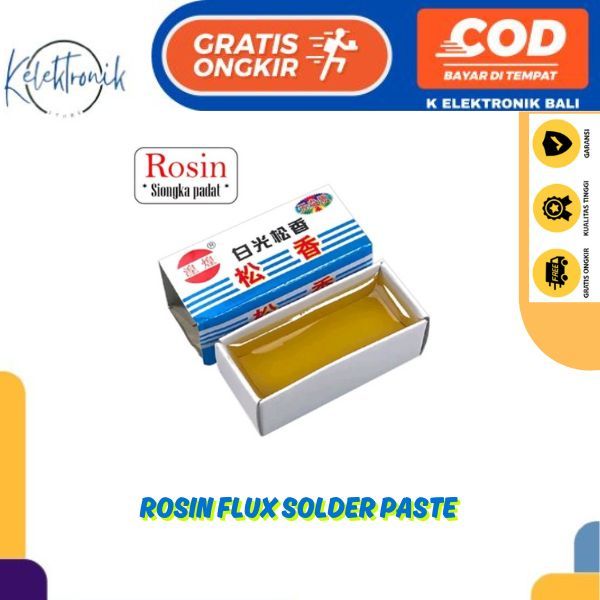 FLUX Rosin padat Flux Padat Solder Paste Welding Oil Pasta High Purity Timah Patri