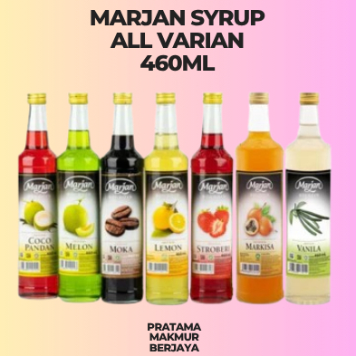 MARJAN SIRUP ANEKA RASA 460ML / MARJAN SYRUP ALL VARIAN BOTOL 460ML
