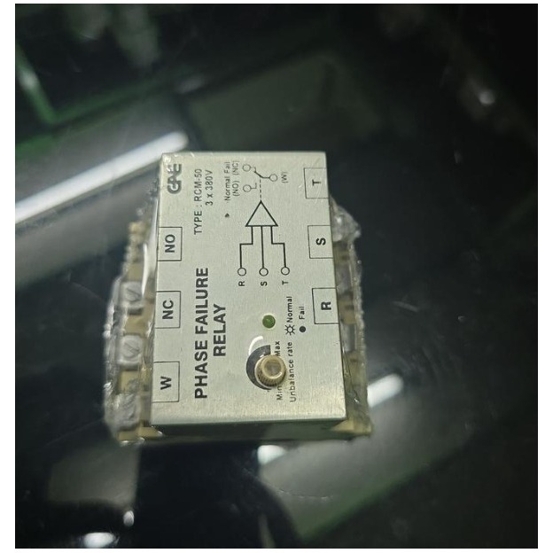 GAE RCM-50 3 X 380V PHASE FAILURE RELAY GAE
