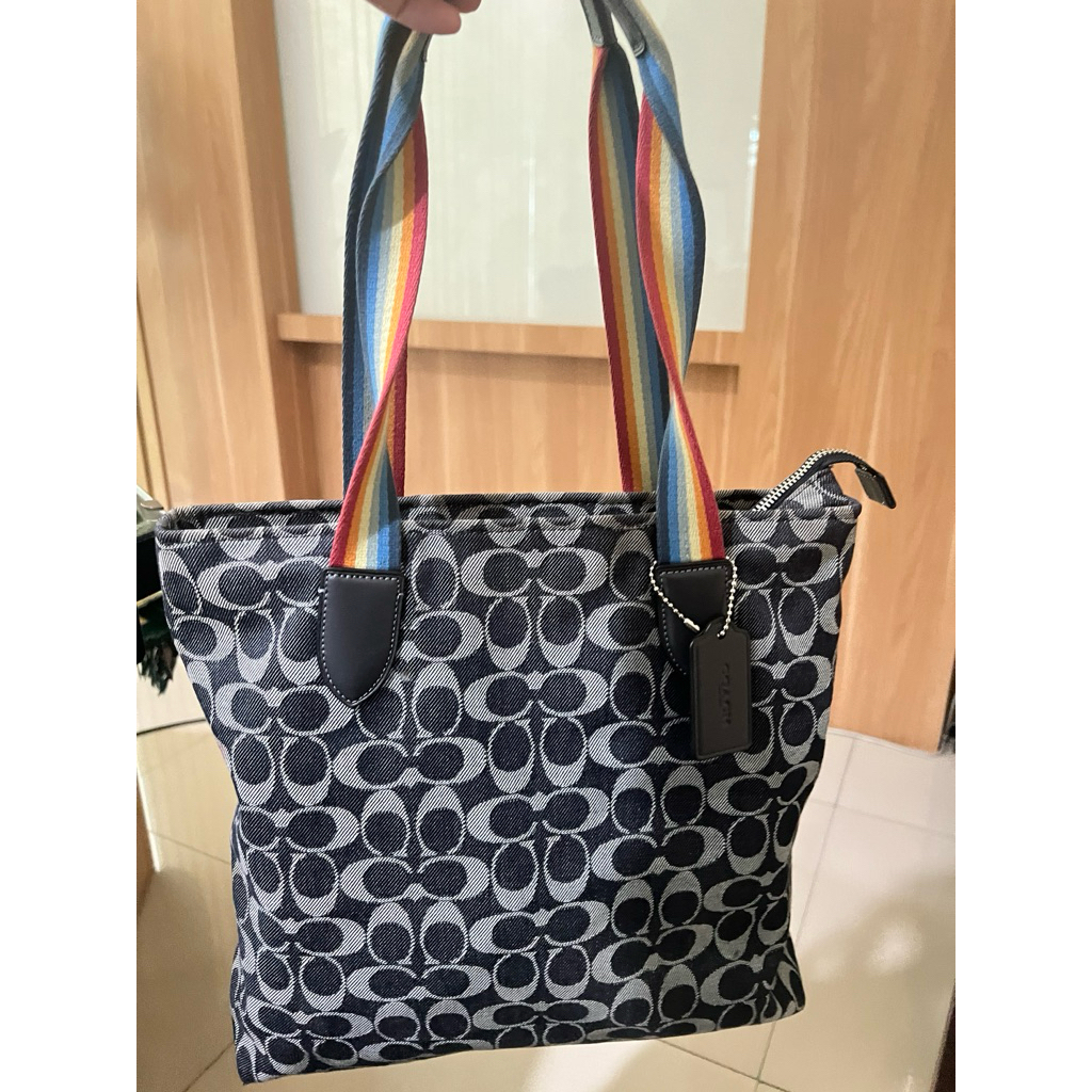 preloved coach tote bag