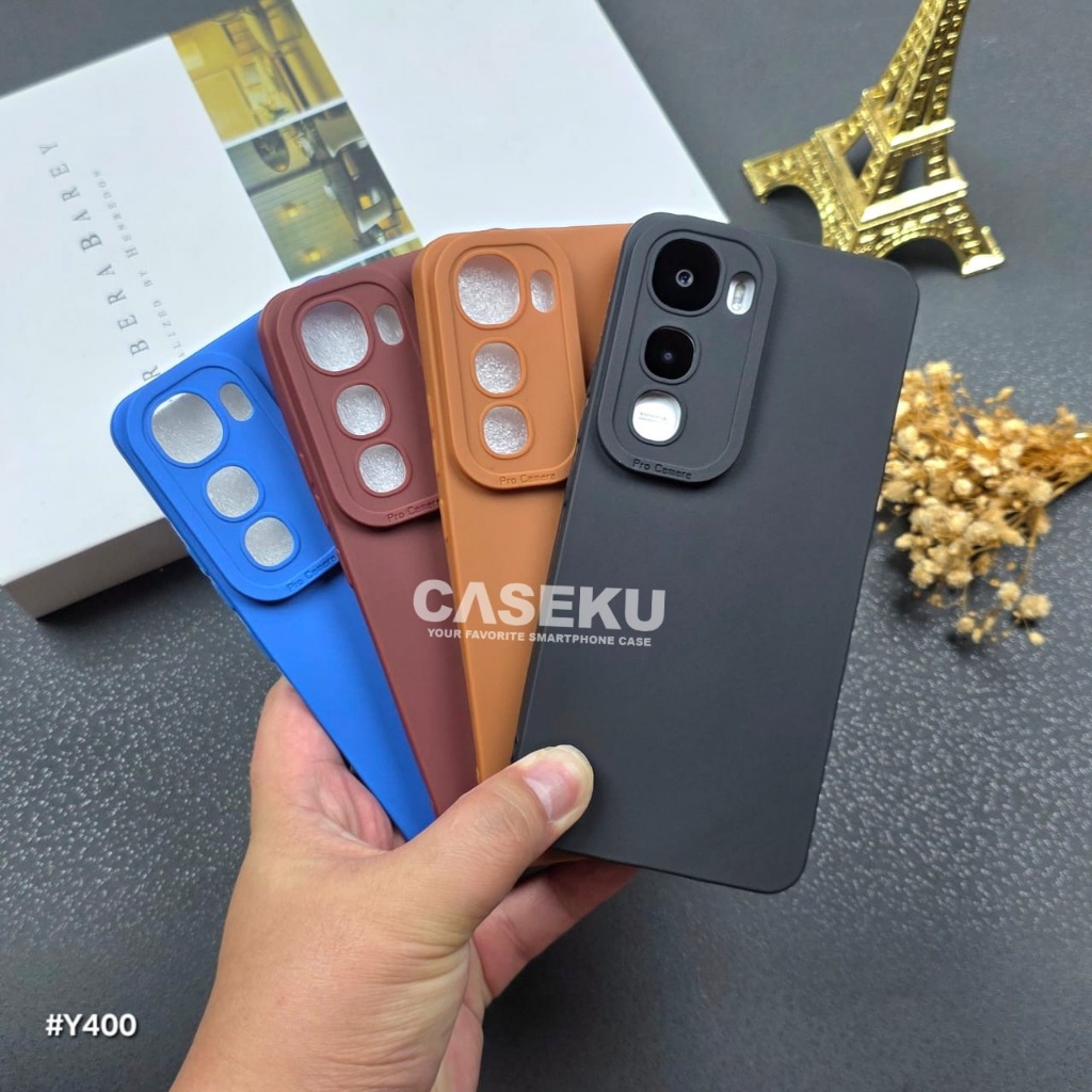 Vivo Y400 Case Pro Camera Macaron Case Vivo Y400