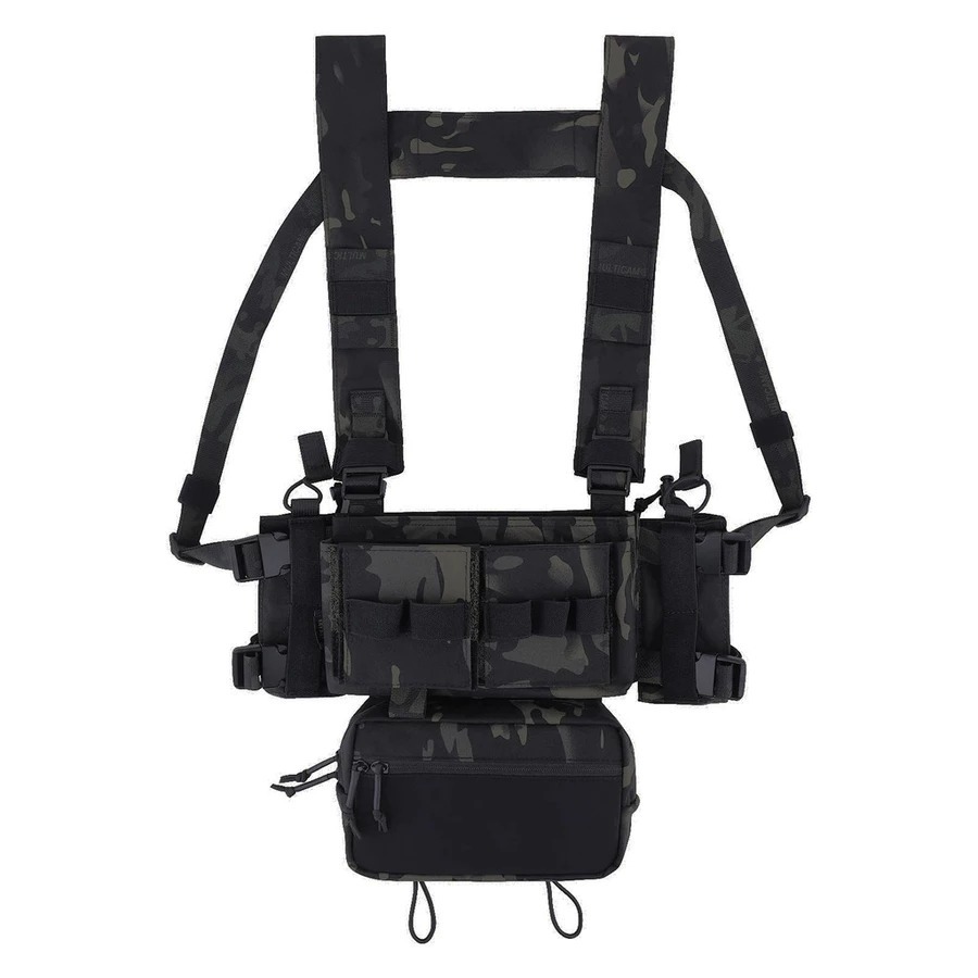Chest Rig Tas Dada Mini Chestrig Modular Hijau Tas Dada Tactical Rompy Body Vest