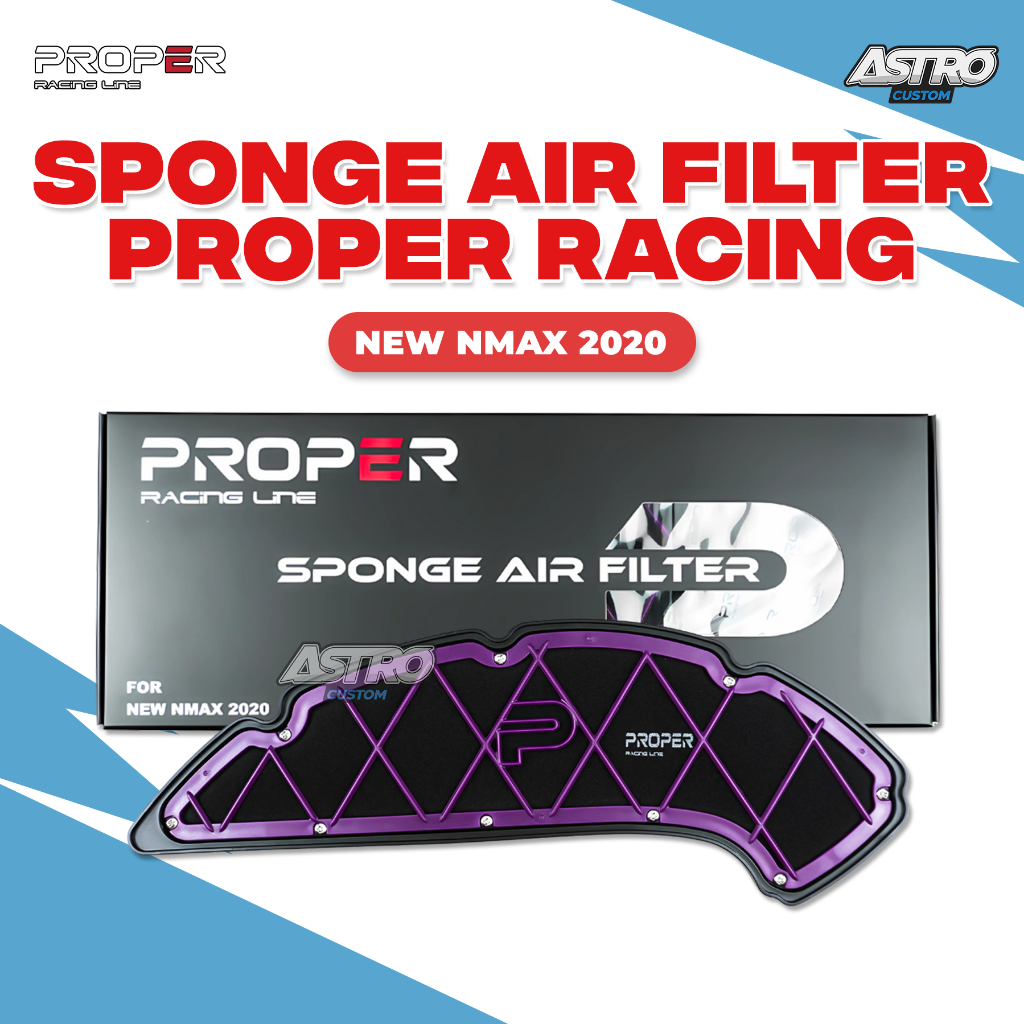 Proper Filter Udara Sponge Nmax 155 New Neo Aerox Lexi 155 New Air Filter Busa Racing Saringan Hawa