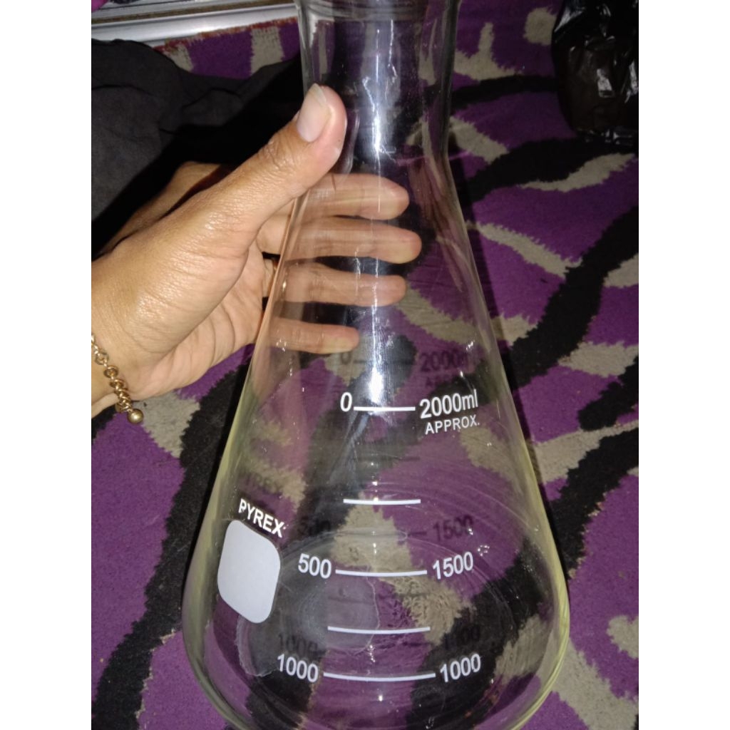 erlenmeyer 2000ml merk pyrex