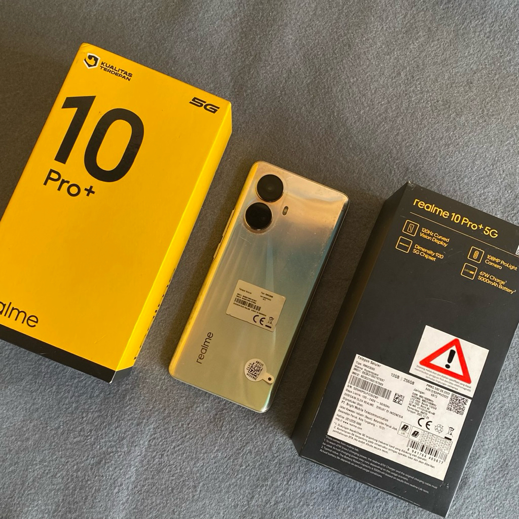 Realme 10 pro plus 5G ram 12/256