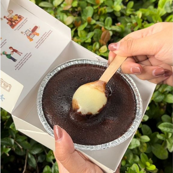 Cheese Lava Brownies Panggang Brownies Keju Leleh Brownies Fudgy Mbun Brownies Panggang