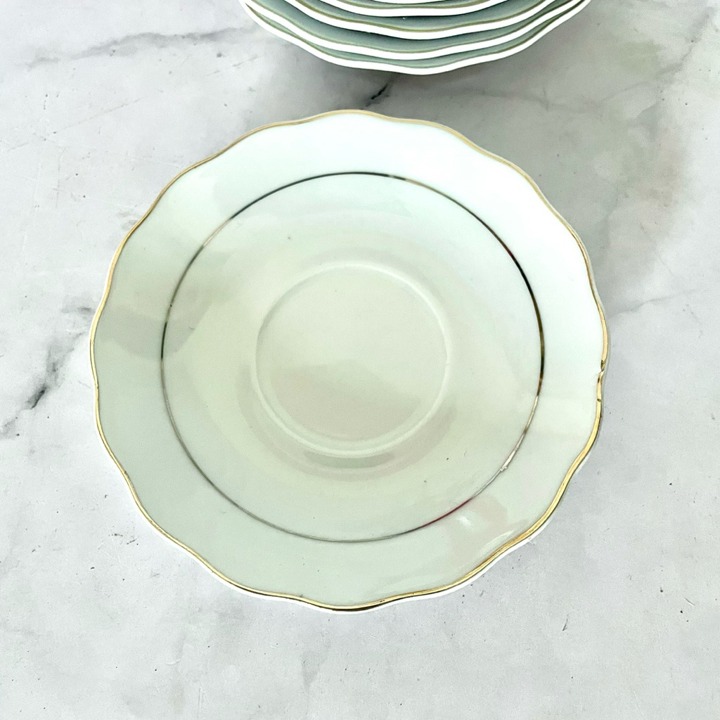 Piring Keramik 1 PCS - Piring Celo - Piring Kecil - Piring Lepek - Piring Cepek - Piring Kue