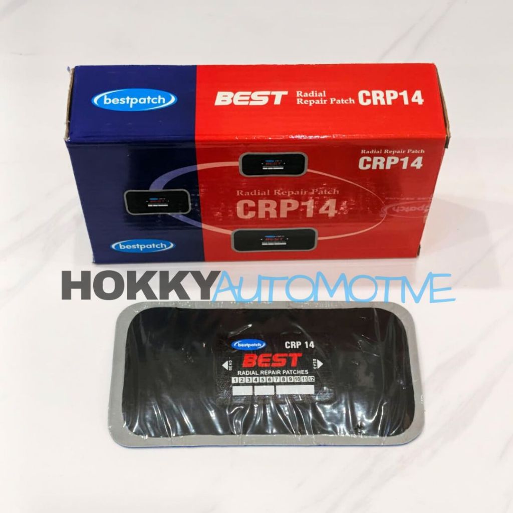 (SATUAN) tambal ban luar bestpatch CRP14 / bestpatch tambal ban luar CRP 14 150x80mm original