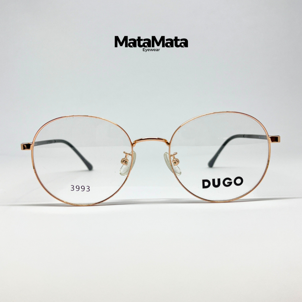 MataMata Eyewear Frame Kacamata Dugo Gold Elegan Anti Sinar Radiasi