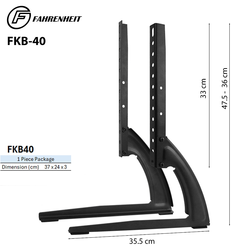 Stand TV Meja Bracket Kaki Televisi Meja