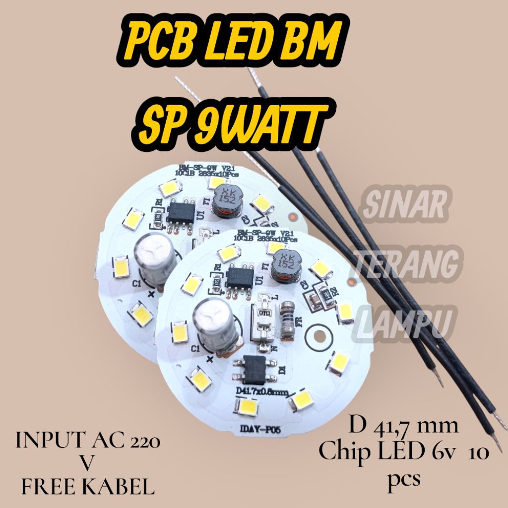 PCB LED AC BM SP 9WATT