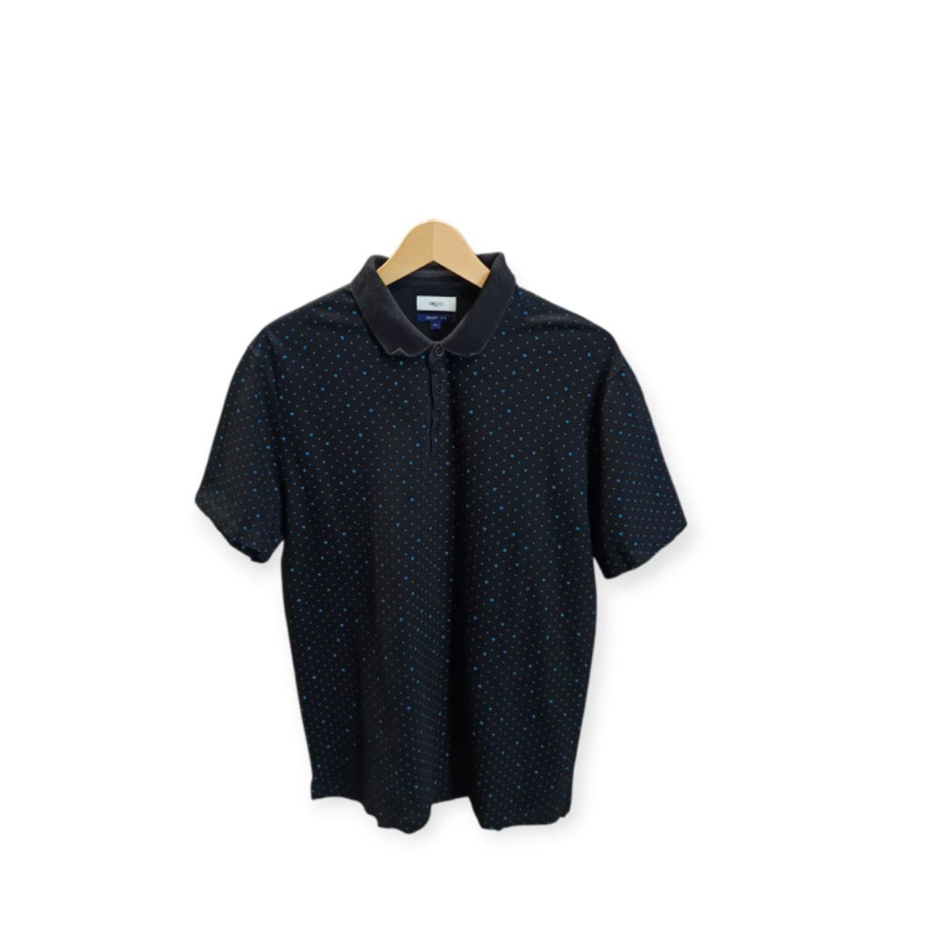 G2000 man Black Polkadot Polo T-shrit