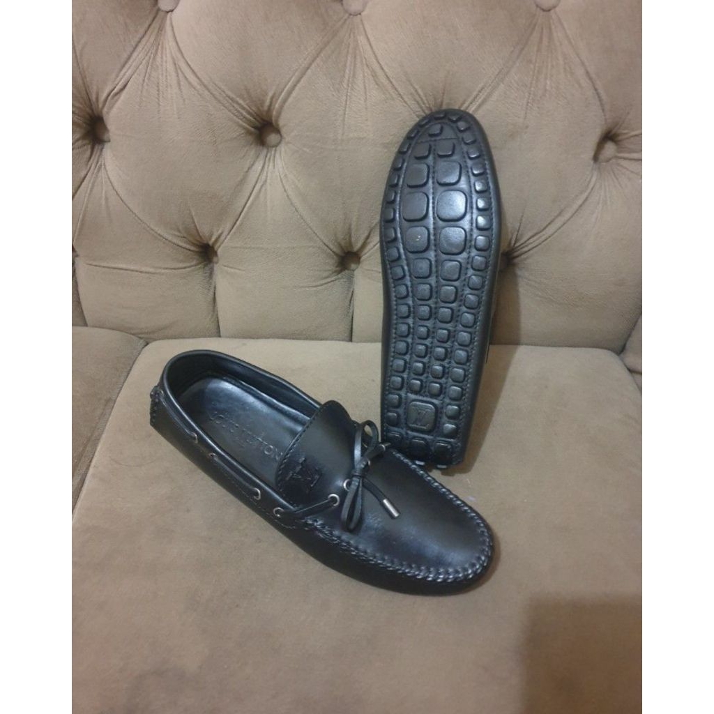 sepatu pria lv lofers orignal size 43 second