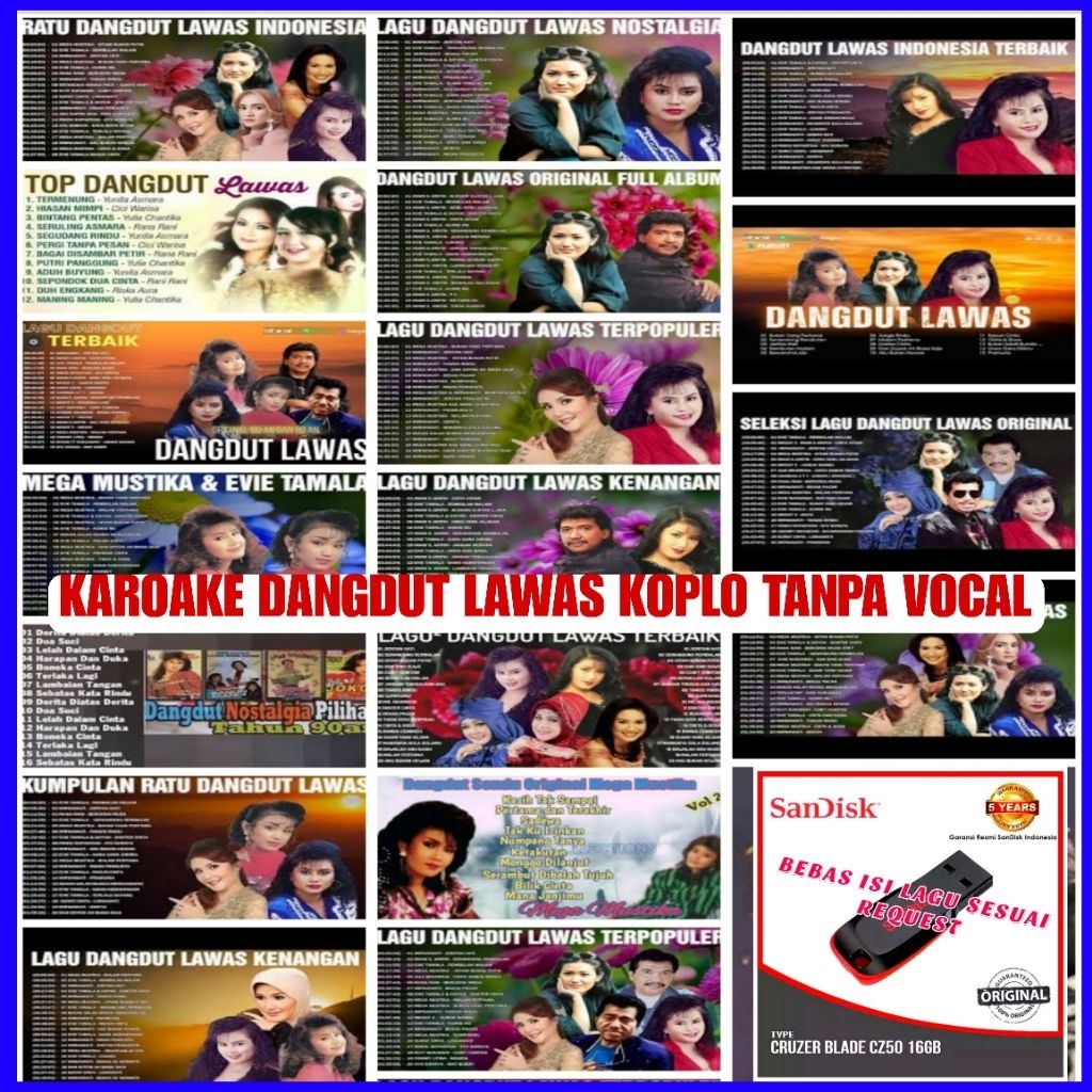 USB VIDIO MP4 LAGU DANGDUT LAWAS KOPLO KAROAKE - USB MOBIL MP4 VIDI0 MUSIK LAGU DANGDUT NOSTALGIA