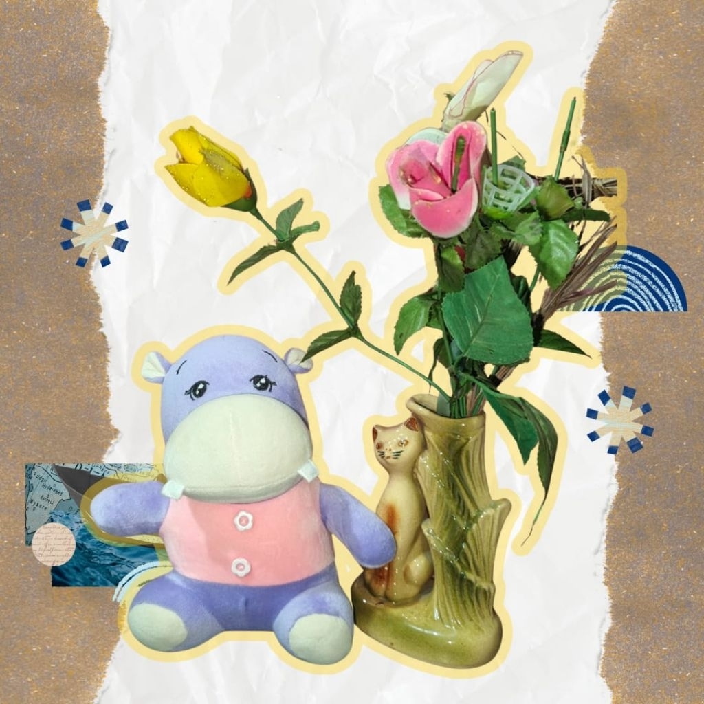 Boneka Hippo Ungu // Purple Hippo Doll