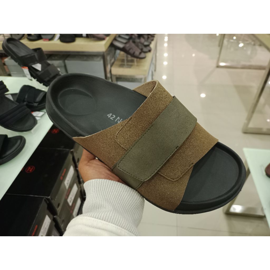 Sandal Selop Pria Nevada Strap 1 Alas karet