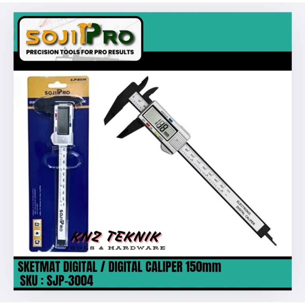 Sketmat Digital Sigmat Jangka Sorong Digital Alat Ukur Sojipro
