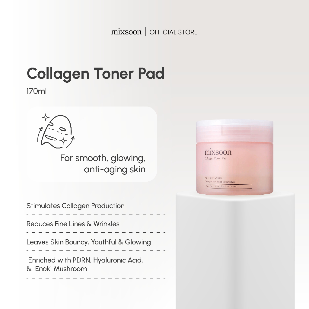 MIXSOON Collagen Toner Pad 170ml