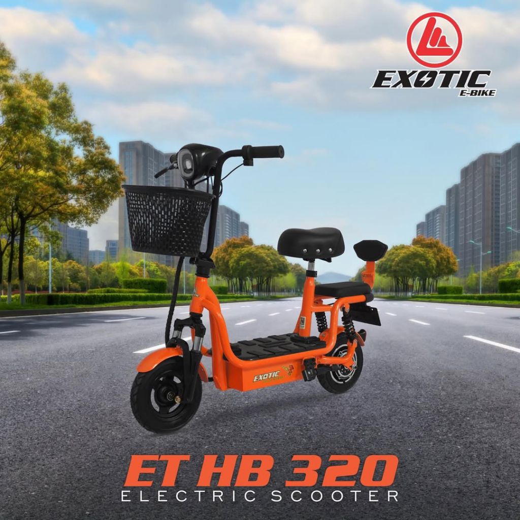 SEPEDA SKUTER LISTRIK EXOTICET HB 320 MINI ANAK & DEWASA KONDISI BARU