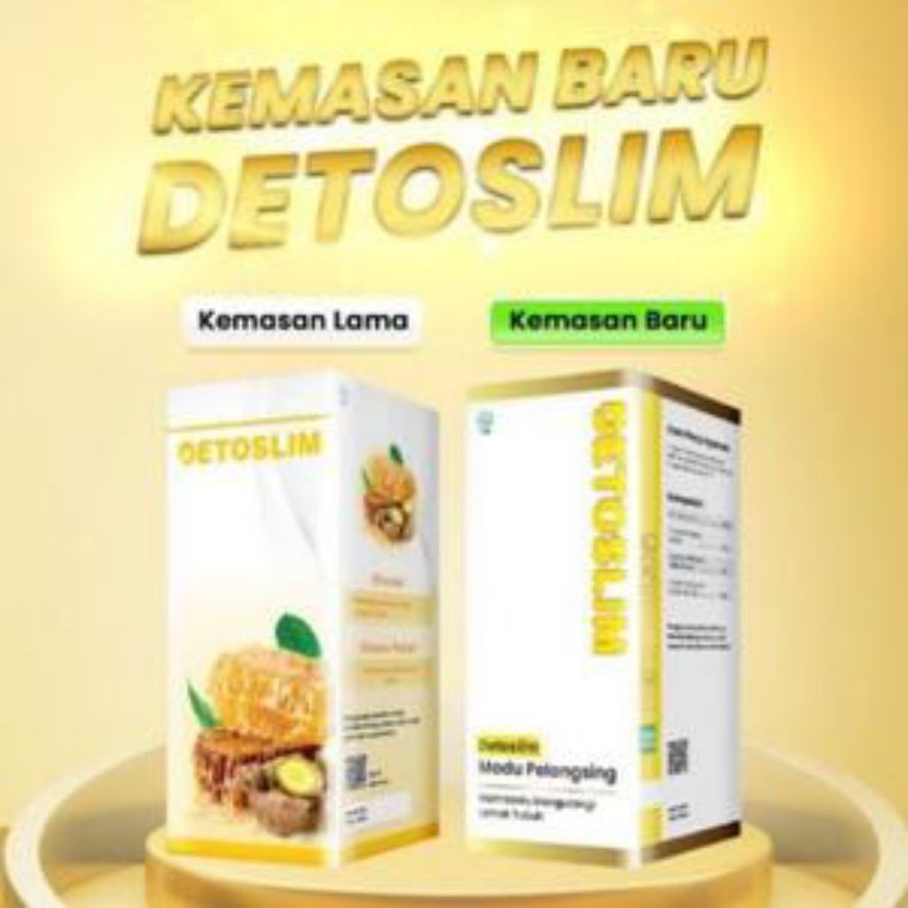Madu Detoslim Diet Madu Penurun Berat Badan Alami Madu Diet Asli - 1 Botol Madu