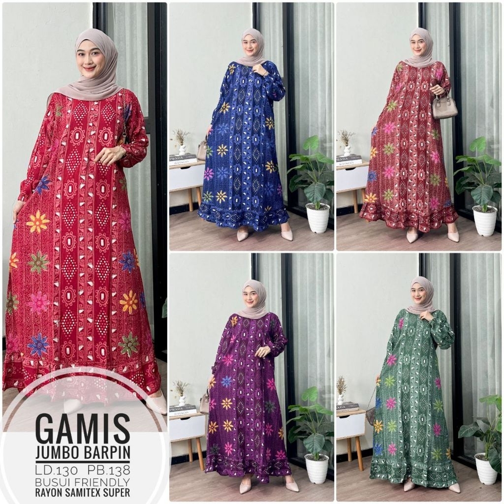 GAMIS SUPER JUMBO| GAMIS SUJU| GAMIS BATIK CAP| LONGDRESS BATIK| GAMIS ENCIM PREMIUM| GAMIS BATIK PR