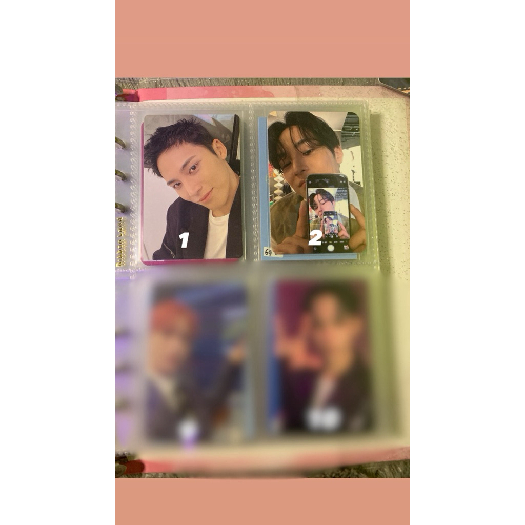 Photocard Official Mingyu Seventeen YZY yinzhiyu fml, fukuoka heaven, attaca weverse shop, sector 17