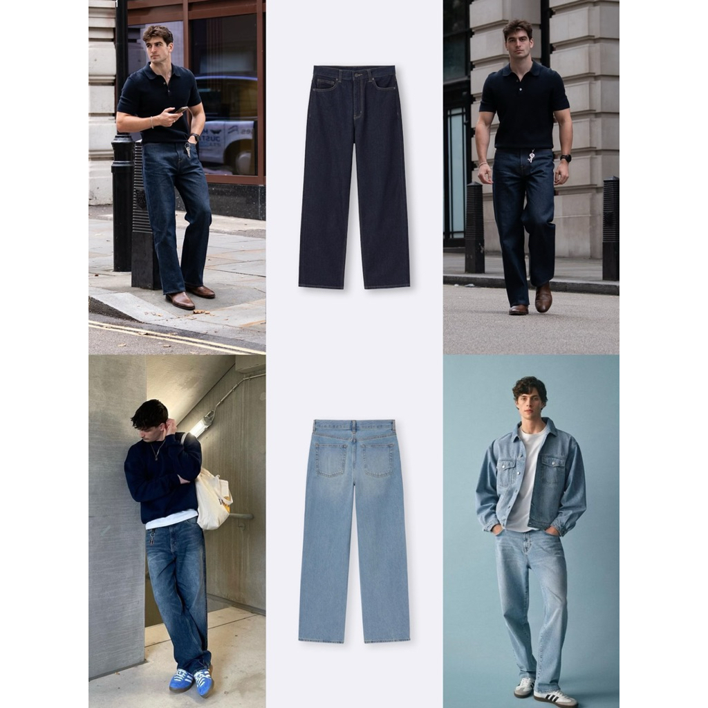 GU STRAIGHT JEANS MEN