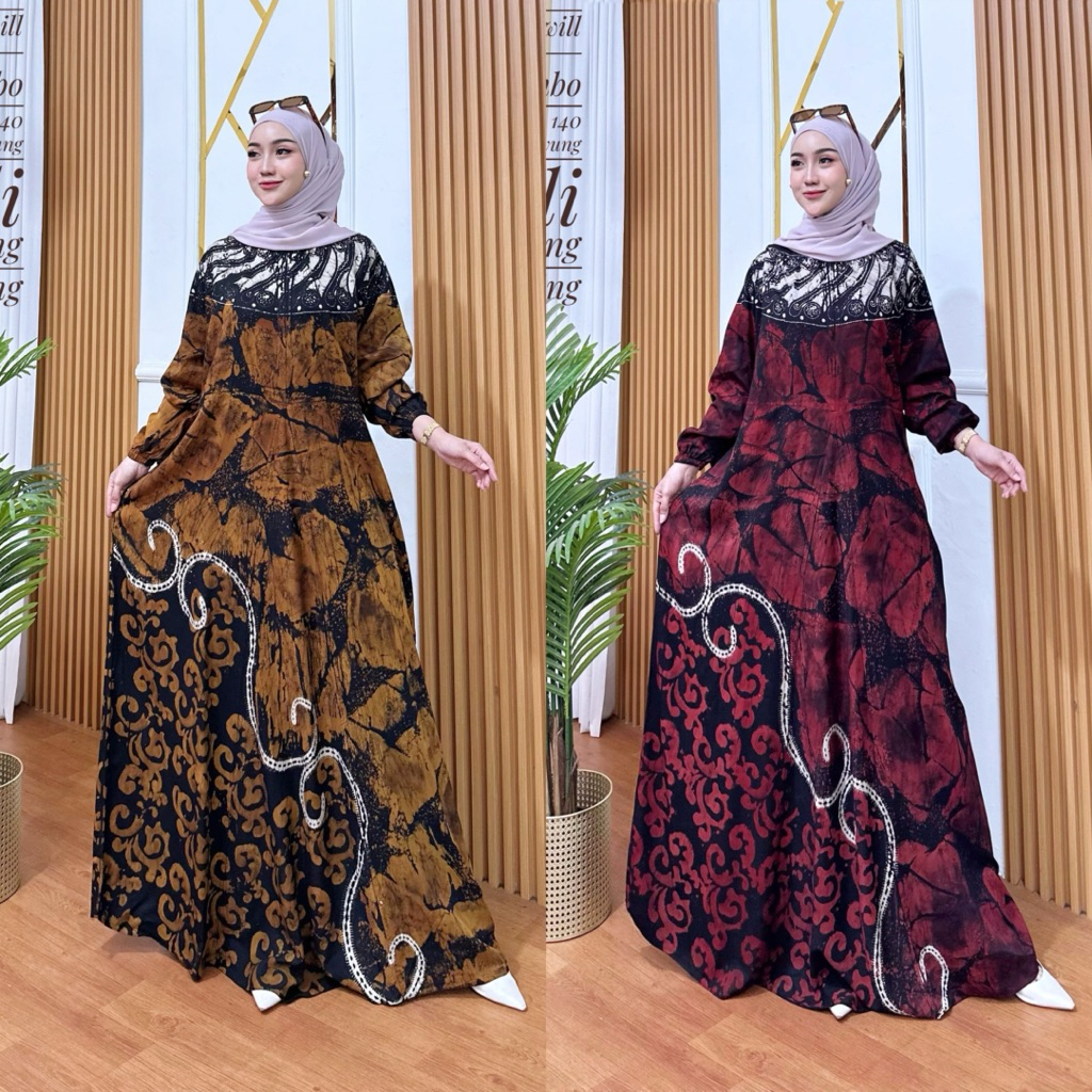 gamis twill ori jumbo.gamis twill motif terbaru. gamis twill pekalongan