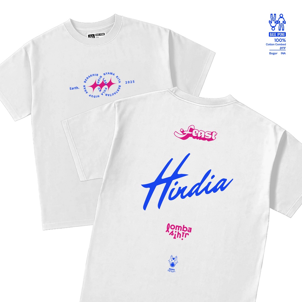 T-Shirt Hindia X Feast. X Lomba Sihir V.2