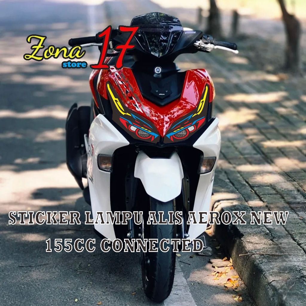 Sticker Lampu Aerox Stiker Variasi Alis Motor Aerox 155 new