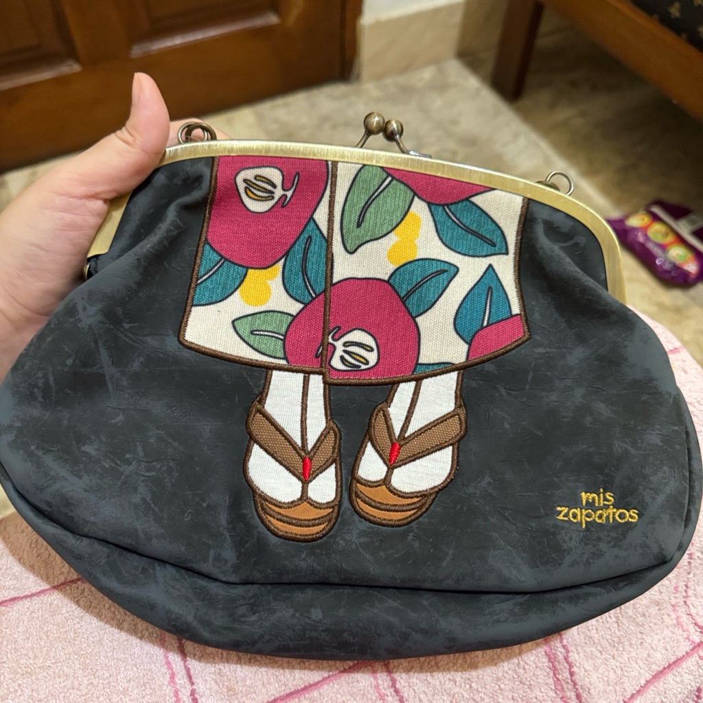 brand new mis zapatos vintage grandma bag tas jadul
