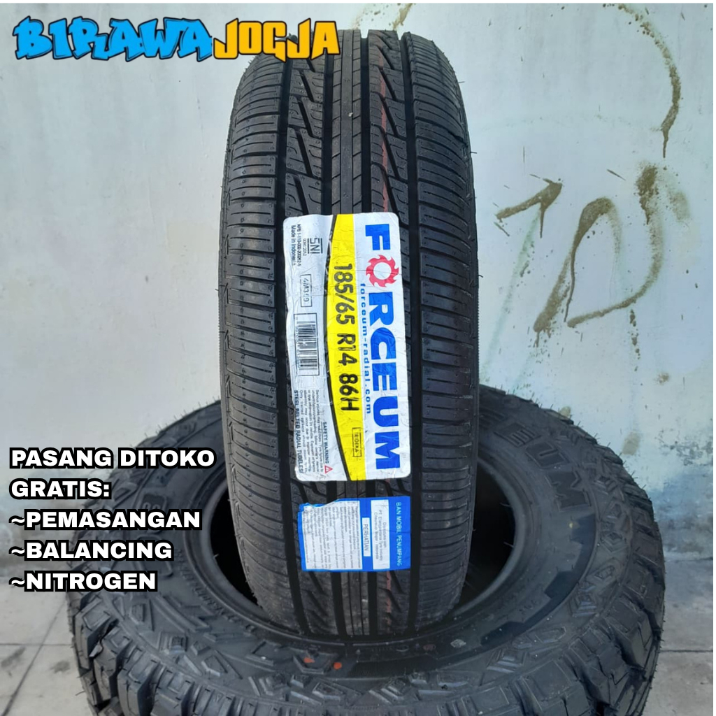 Ban mobil ring 14 Forceum Trideka 185 65 r14 untuk Calya, Sigra, Soluna Avanza Xenia ring 14 185 65
