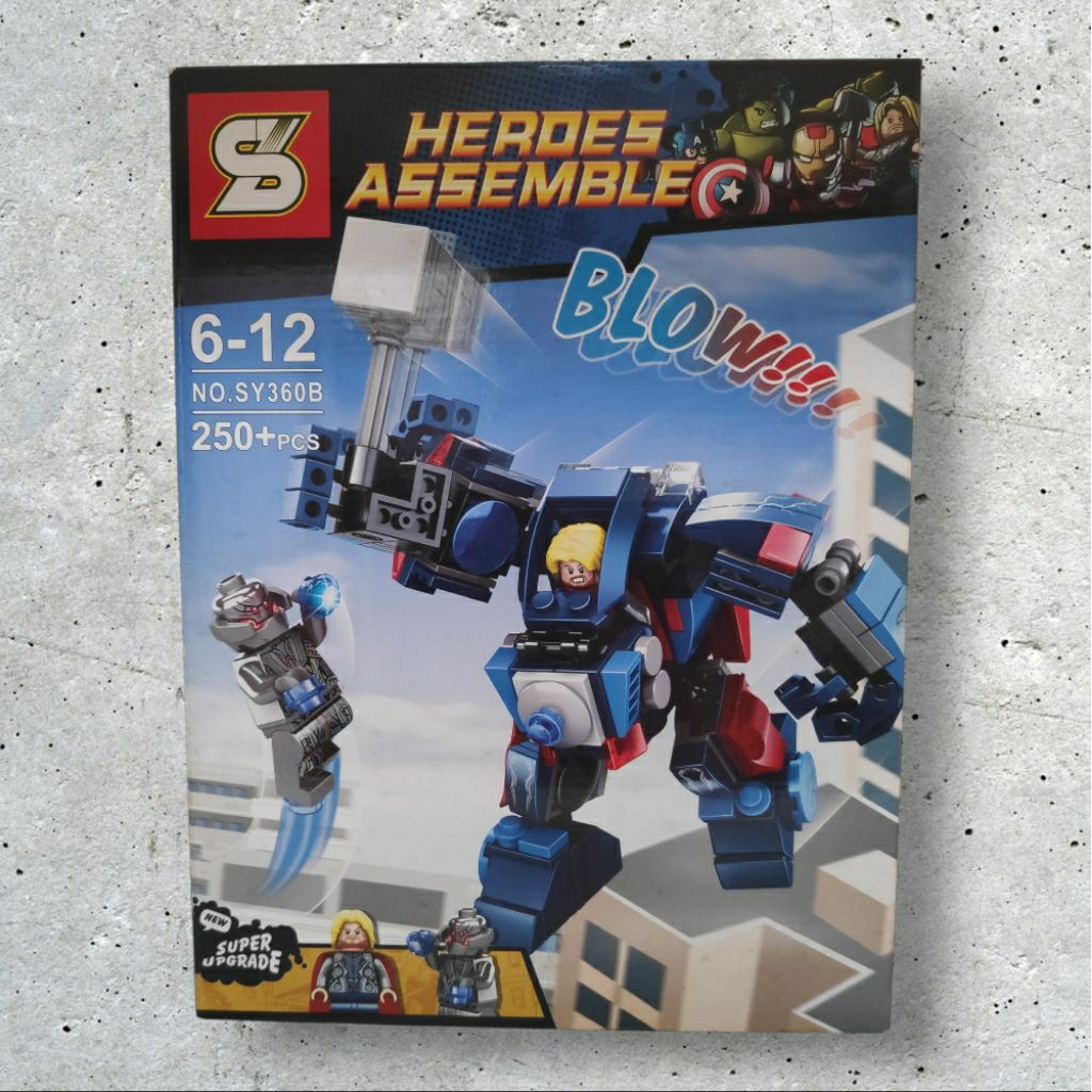 Kado Kreatif Brick SY360B Thor - ThorBuster New Old Stock
