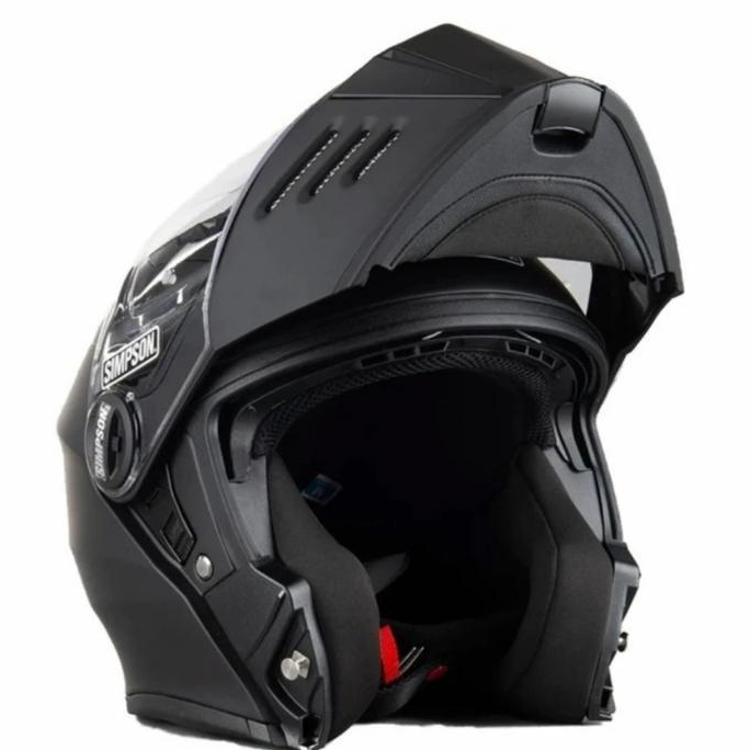 SIMPSON DARKSOME MODULAR BLACK MATT HELMET SIMPSON ORIGINAL