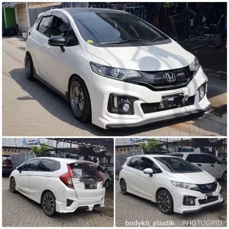 BODYKIT FULL BEMPER JAZZ GK5 TAHUN 2014 - 2017 MUGEN RS BEMPER DEPAN JAZZ GK5 MUGEN RS BODYKIT JAZZ