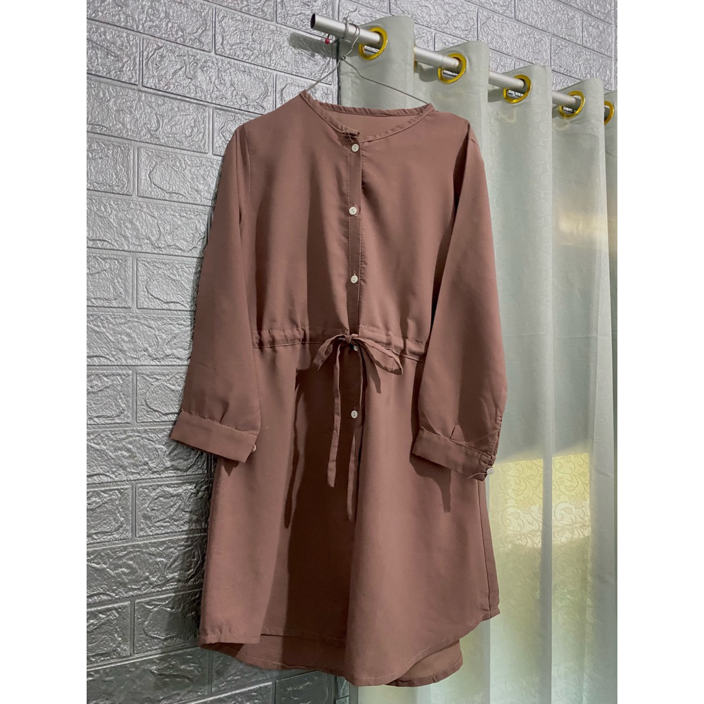 preloved tunik pink salem