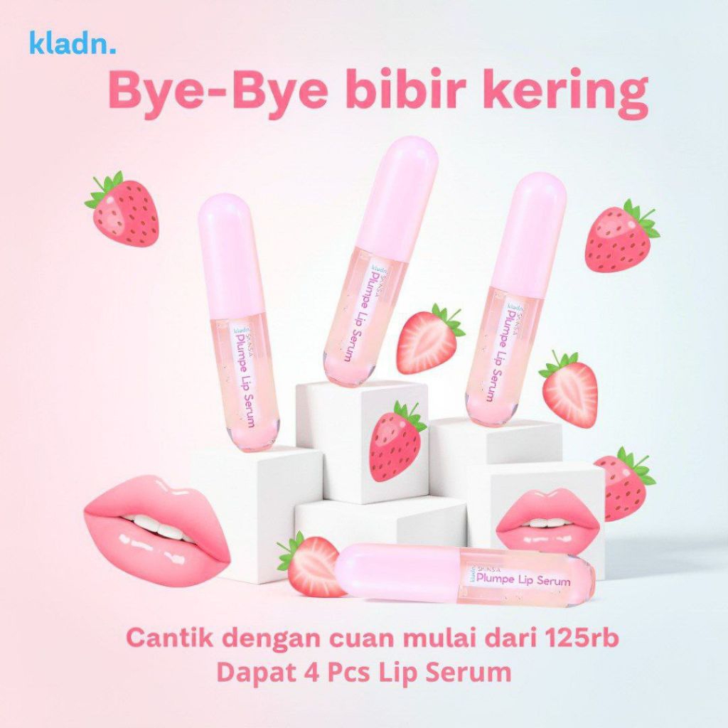 (Ready pin) Lipserum kladn by Leafhea, serum bibir aman halal dan sudah BPOM