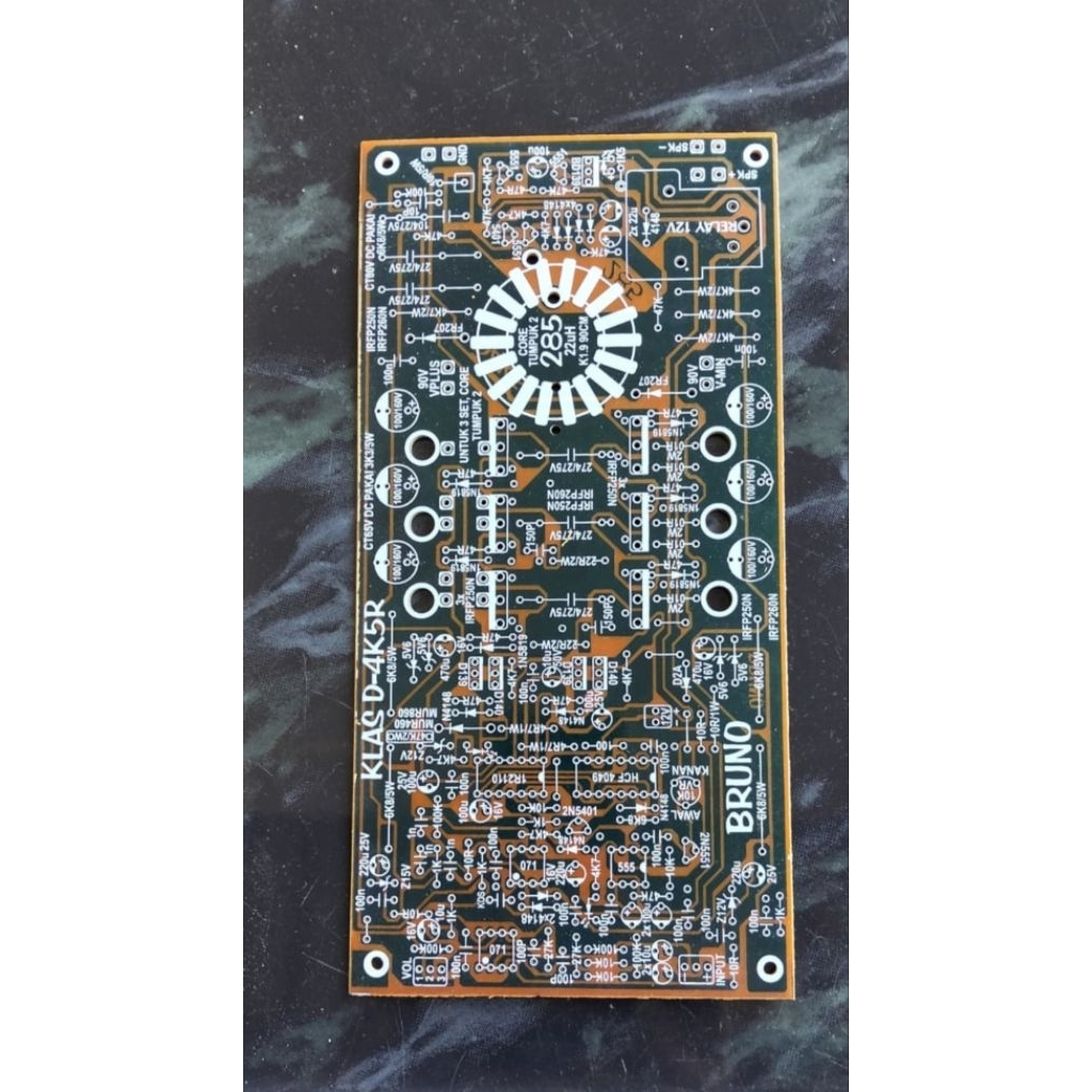 PCB Power Amplifier CLASS D-4k5R type 285
