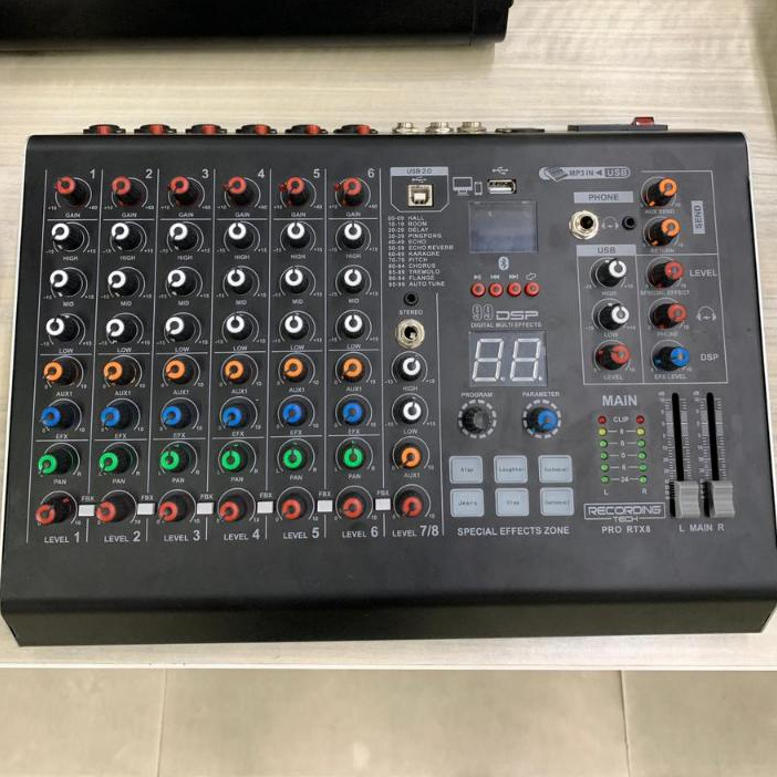 MIXER RECORDING TECH PRO RTX8-tanyakan stok terlebih dahulu