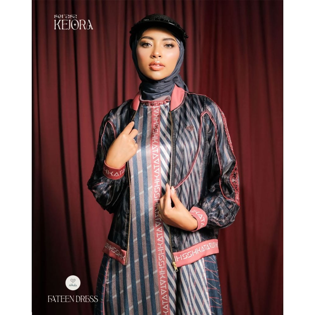 Premium Fateen series by shkata gamis kerudung