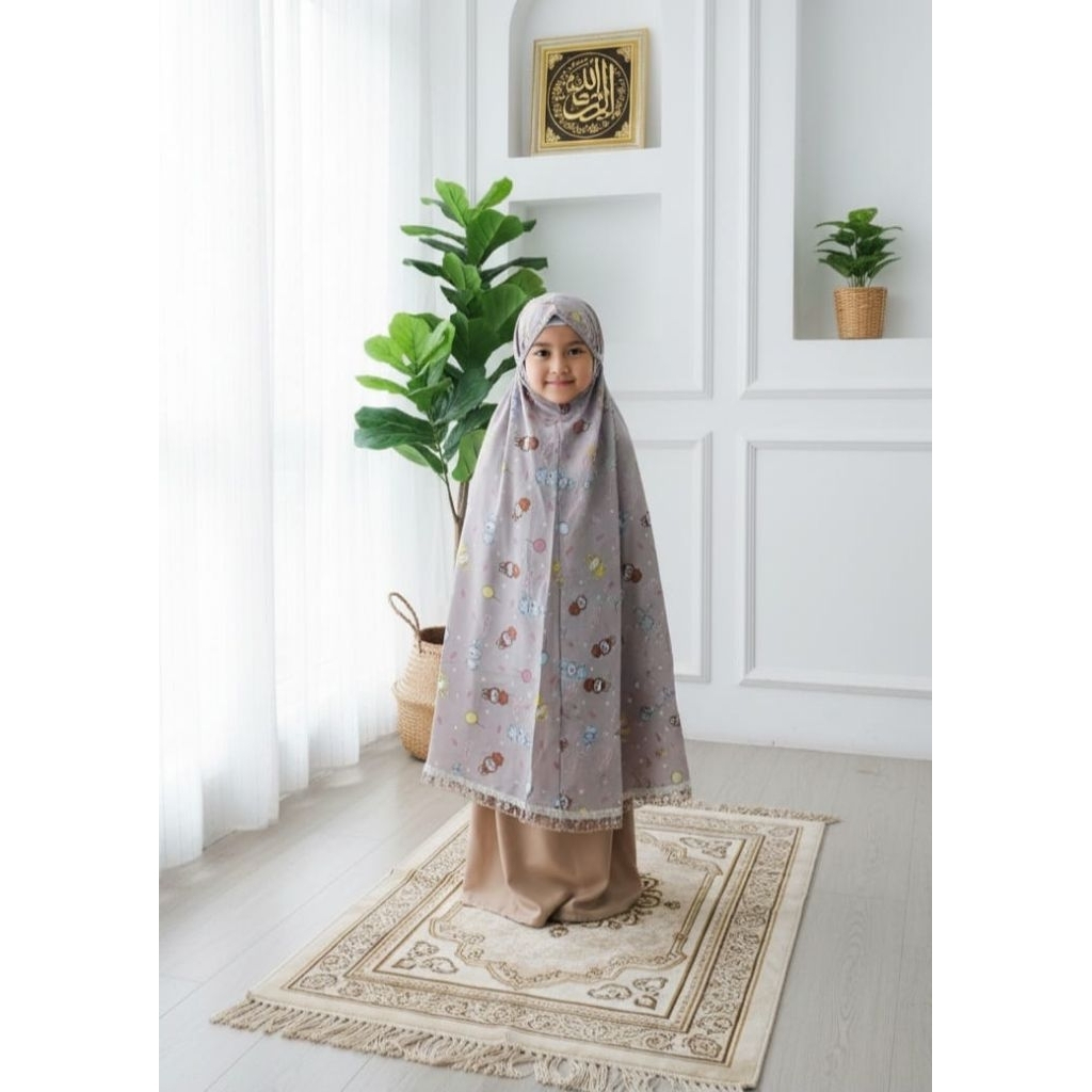Mukena anak,mukena anak rayon,mukena anak rayon premium