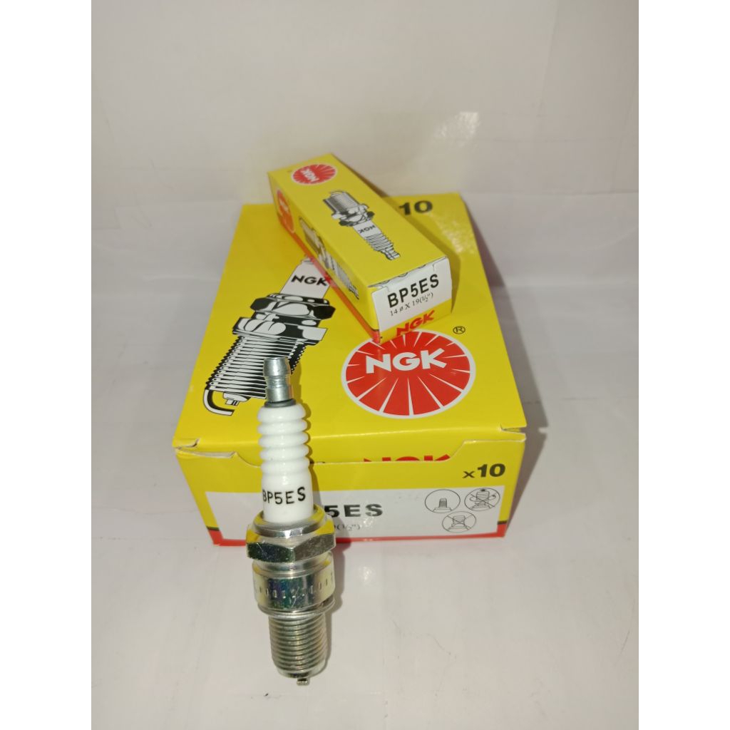 10 PCS (1BOX) BUSI NGK BP5ES NINJA R, SATRIA DAN RR150 MESIN 2 TAK