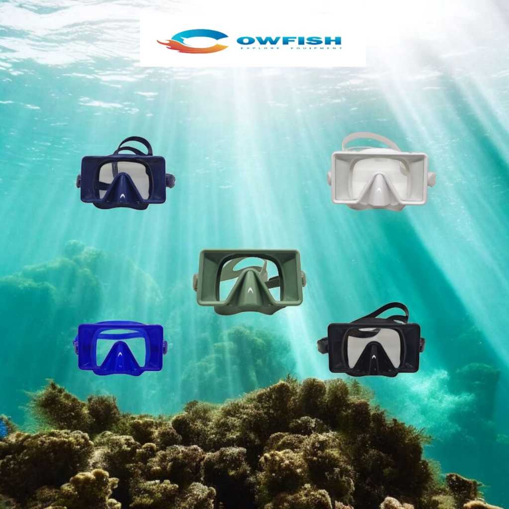 COWFISH Kacamata Selam Dewasa Snorkel Mask Peralatan Menyelam Masker Diving M5
