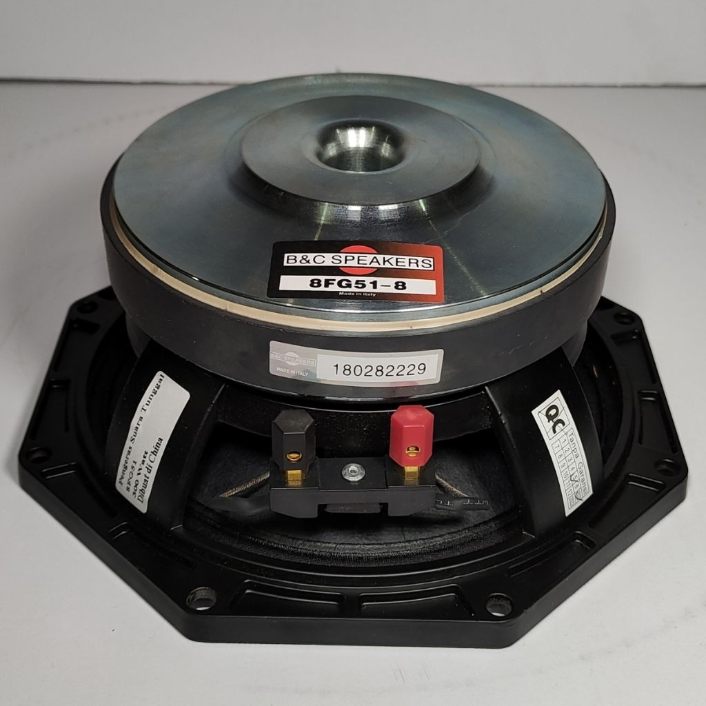 Komponen Speaker / 8 Inch / BNC 8FG51-8 / VC 2 IN / 8 FG 51 8 FG51 8FG 51 8 Ohm / 93dB - RMS 250 Wat