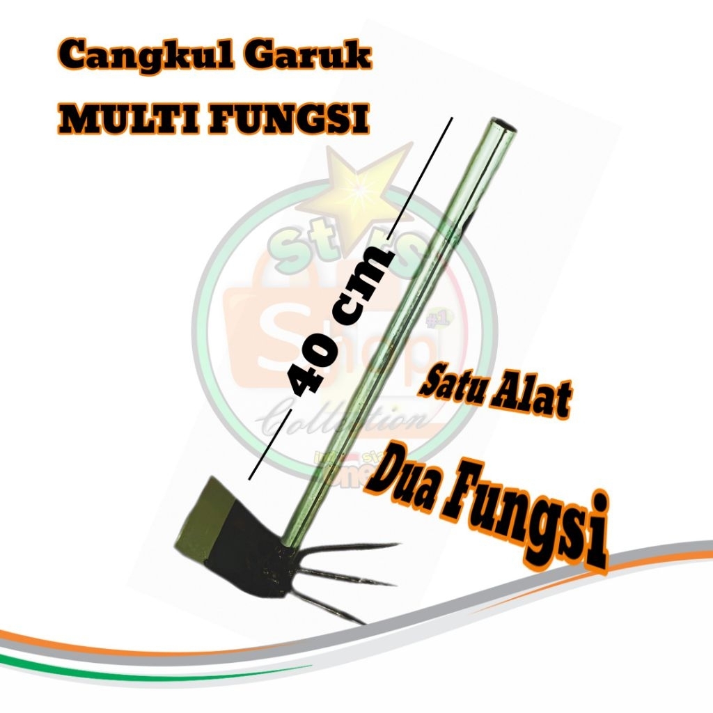 Cangkul mini Garuk mini Multifungsi 40cm
