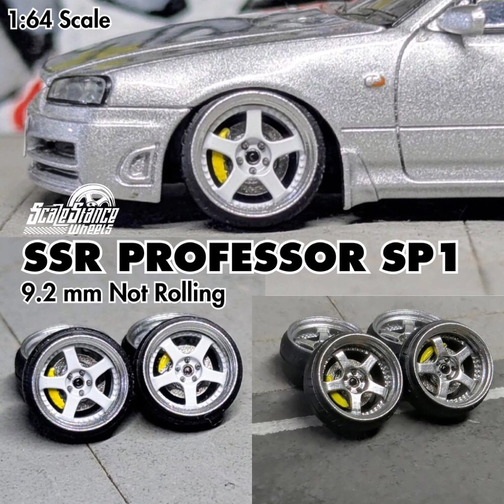 Velg Diecast SSR Professor SP1 9.2mm skala 1:64 Scale Stance Mini Scale