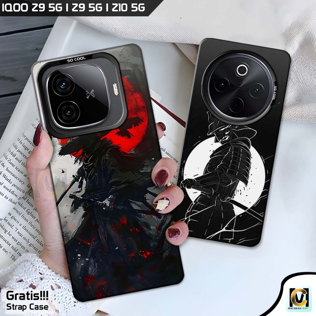 Case So Cool Iqoo Z9 5G | Iqoo Z9X 5G | Iqoo Z10 5G Terbaru 2025 Motif Samurai | SoftCase HP Vivo IQ