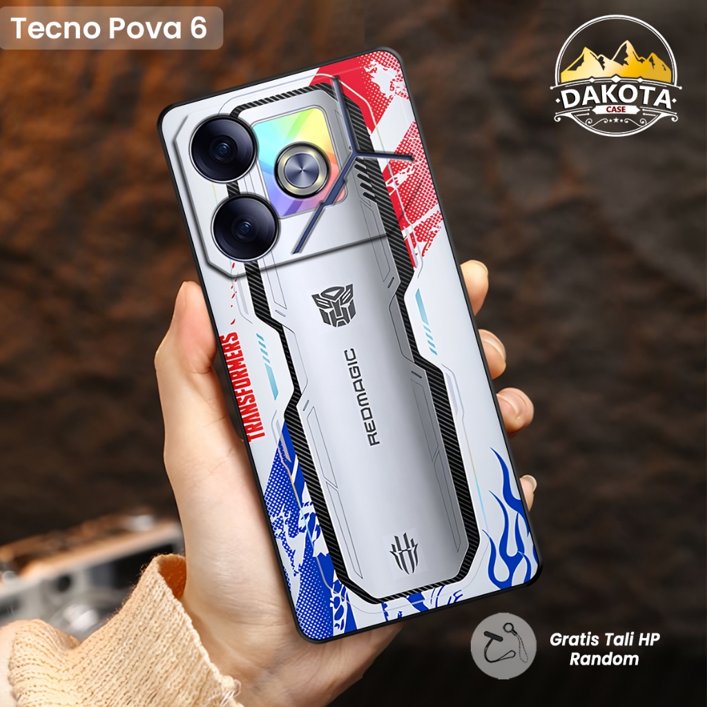 Case hp Tecno Pova 6 Silikon Softcase Motif Transfromers | Casing Tecno Pova 7 4G | Tecno Pova 7 5G 