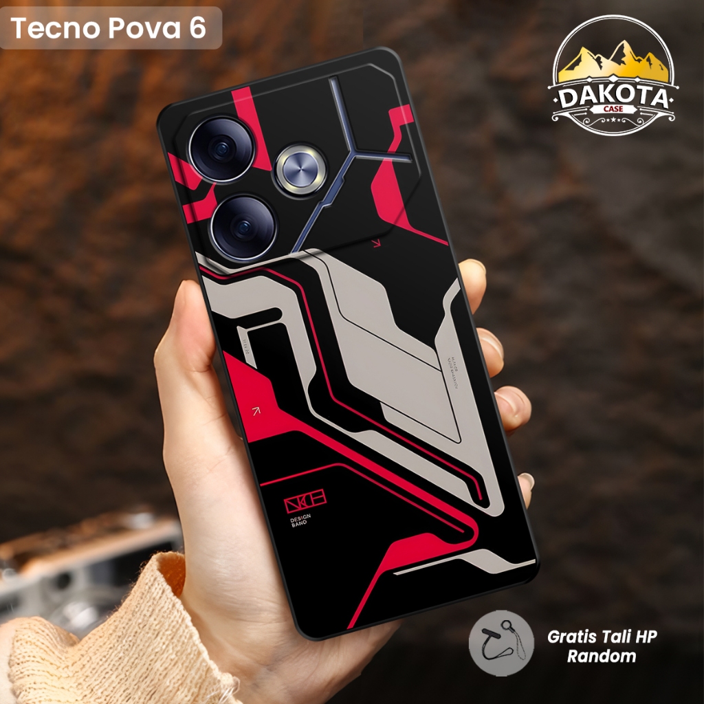 Case hp Tecno Pova 6 Silikon Softcase Motif Futuristic | Casing Tecno Pova 7 4G | Tecno Pova 7 5G | 