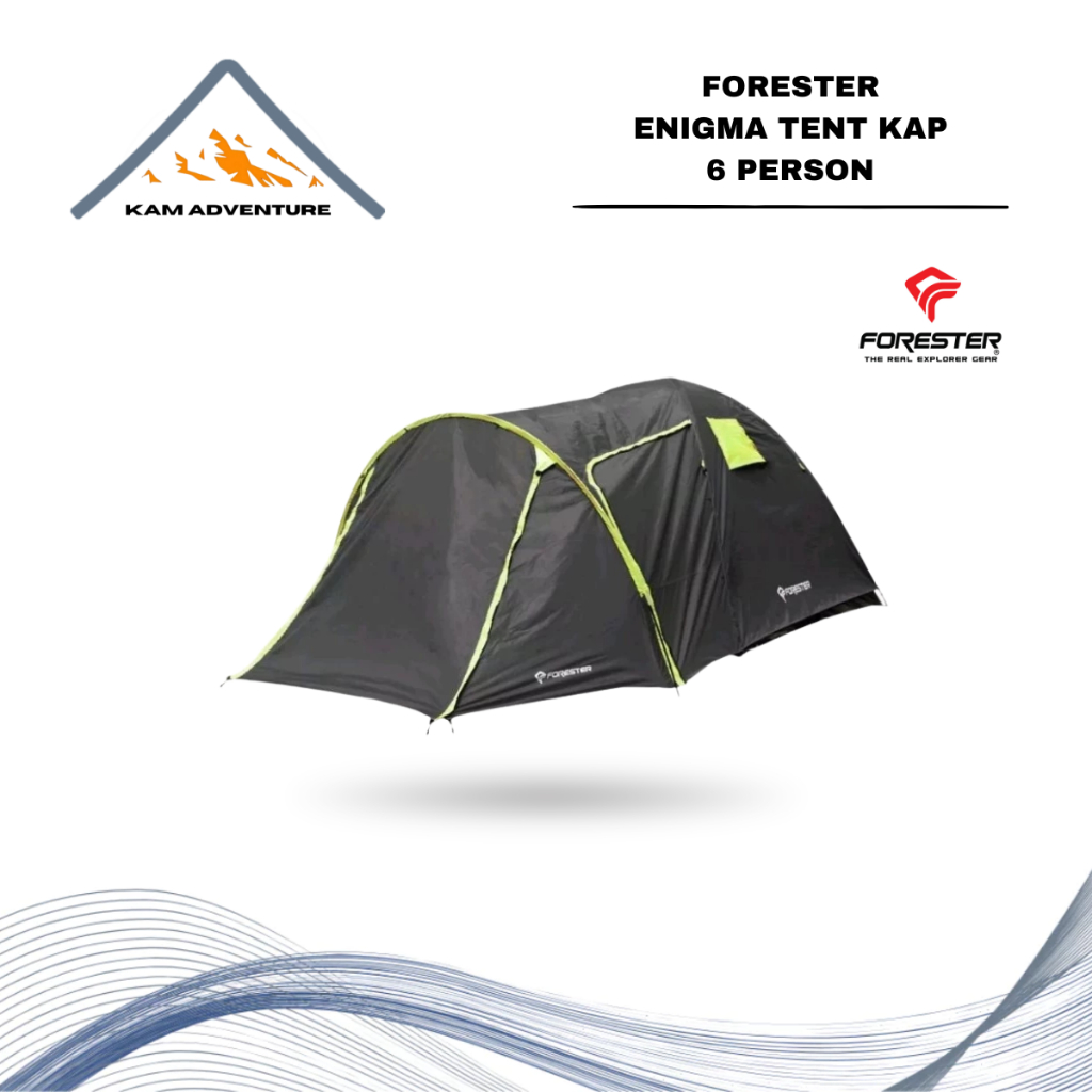 TENDA CAMPING - FORESTER TENDA CAMPING TDF 001 ENIGMA 6-7 ORANG FORESTER